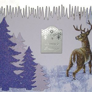 Handmade Christmas Card - Season's Greetings