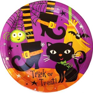 Halloween Spooky Boots Party Plates Large