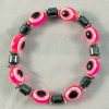 Bracelet hematite and rose beads
